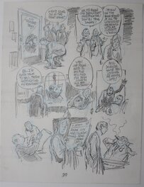 Will Eisner - Dropsie avenue - page 39 - Original art