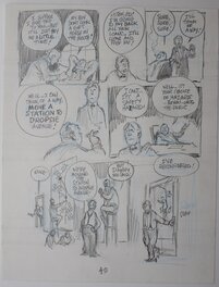 Will Eisner - Dropsie avenue - page 40 - Original art