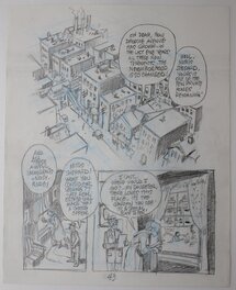 Will Eisner - Dropsie avenue - page 43 - Original art