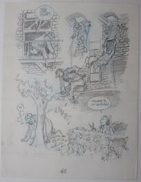 Will Eisner - Dropsie avenue - page 45 - Original art