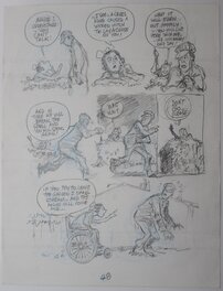 Will Eisner - Dropsie avenue - page 48 - Original art