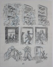 Will Eisner - Dropsie avenue - page 51 - Original art