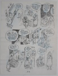 Will Eisner - Dropsie avenue - page 54 - Original art