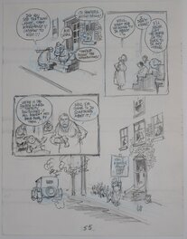 Will Eisner - Dropsie avenue - page 55 - Original art