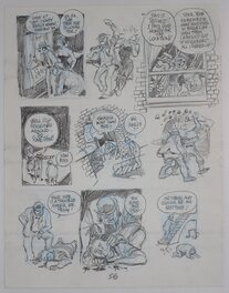 Will Eisner - Dropsie avenue - page 56 - Original art
