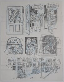 Will Eisner - Dropsie avenue - page 57 - Original art