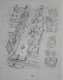 Will Eisner - Dropsie avenue - page 59 - Original art