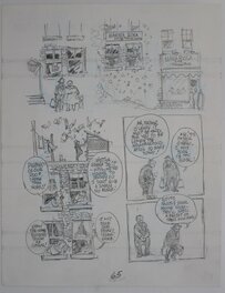 Will Eisner - Dropsie avenue - page 65 - Original art