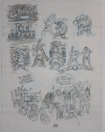 Will Eisner - Dropsie avenue - page 66 - Original art