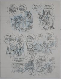 Will Eisner - Dropsie avenue - page 69 - Original art
