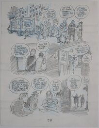 Will Eisner - Dropsie avenue - page 78 - Original art