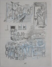 Will Eisner - Dropsie avenue - page 87 - Original art