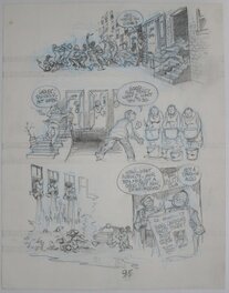 Will Eisner - Dropsie avenue - page 95 - Original art