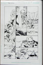 Carlos Pacheco - Green lantern 7 p.9 - Planche originale