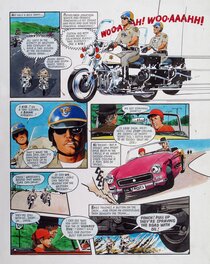 Jim Baikie - C.H.I.P.S • Look In • MG - Planche originale