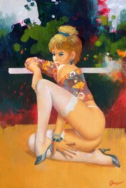 Carlo Jacono - Pin-Up 107 - Illustration originale