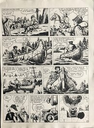 Orozco - Ron Kybalon - "Fort France" pl 11 dans Audax n° 96 - Planche originale