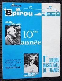 Publicité pour le Cirque Spirou. Publicité pour le Cirque Spirou.