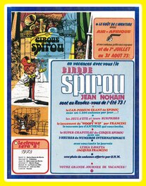 Publicité pour le Cirque Spirou. Publicité pour le Cirque Spirou.
