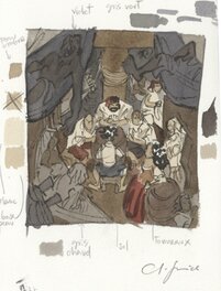 Les Indes Fourbes, recherche couleurs pour la partie de cartes