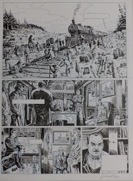 Jacques Lamontagne - Wild west - Planche originale