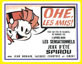 Publicité pour le Cirque Spirou.