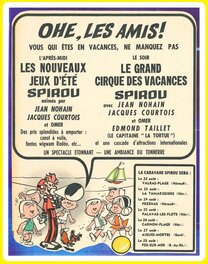 Publicité pour le Cirque Spirou.