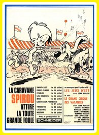 Publicité pour le Cirque Spirou.