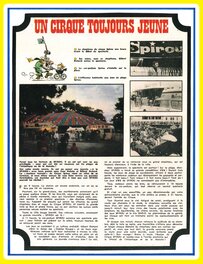 Publicité pour le Cirque Spirou. Publicité pour le Cirque Spirou.