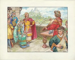 Chéri Hérouard - Misicien - Illustration originale