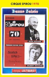 Publicité pour le Cirque Spirou. Publicité pour le Cirque Spirou.