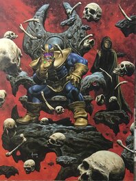 Joe Jusko - Thanos par Joe Jusko - Original Illustration