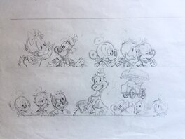 Claude Marin - Disney babies par Claude Marin - Original art