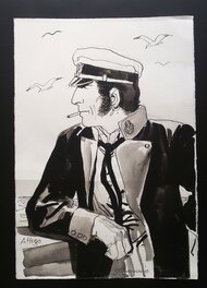 Sergio Tarquinio - Sergio Tarquinio "Corto Maltese" (a Hugo) - Illustration originale