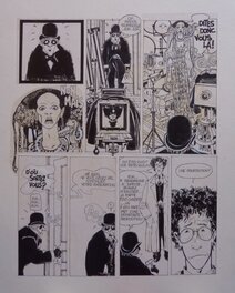 Jacques Tardi - " Adieu Brindavoine " Gustave Klimt page. - Planche originale