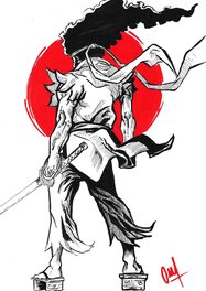 Melfis - Afro Samurai - Illustration originale