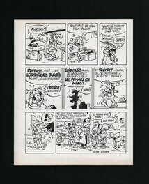 Olivier Saive - Sommaire du beau Journal de Spirou, circa 1993. - Comic Strip