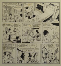 Albert Uderzo - Luc Junior in America Planche 33 - Comic Strip