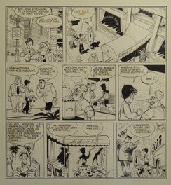 Albert Uderzo - Luc Junior in America Planche 33 - Planche originale