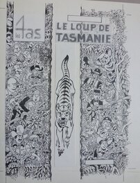 François Craenhals - Le loup de tasmanie - Couverture originale