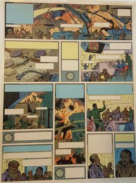 Edgar Pierre Jacobs - L’Énigme de l’Atlantide P55 (BdC) - Planche originale