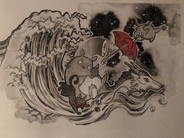 Dorothy Granjo - Totoro - Illustration originale