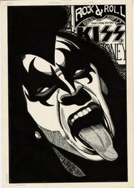 Larry Blake - Kiss - Original Illustration