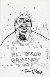 Tony Moore - Zombie - Original Illustration