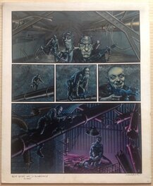 Nicollet Planche Originale 2 BUNKER'S FAMILY Ténébreuses Affaires et Métal Hurlant 14 . Nicollet Planche Originale 2 BUNKER'S FAMILY Ténébreuses Affaires et Métal Hurlant 14 .