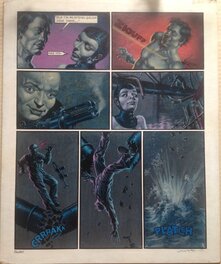 Jean-Michel Nicollet - Nicollet Planche Originale 3 BUNKER'S FAMILY Ténébreuses Affaires et Métal Hurlant 14 . - Planche originale