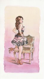 Paul Salomone - Margot Chaise - Original Illustration