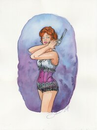 Paul Salomone - Margot bustier - Illustration originale