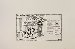 Kim Duchateau - Travail à domicile - Original Illustration