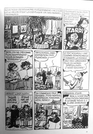 Page qui parle de la couverture tirée de la planche